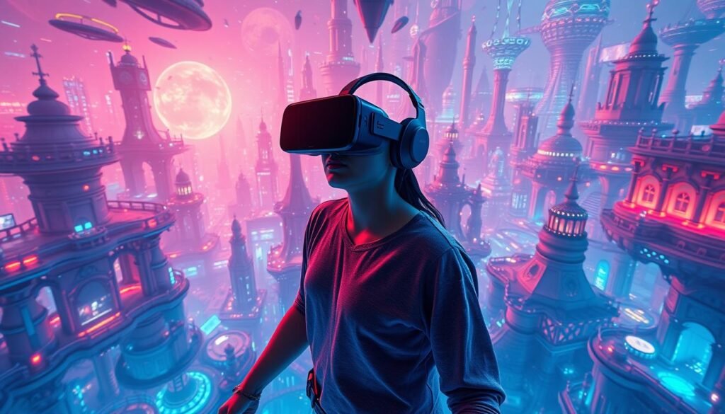 immersive experience in VR and AR