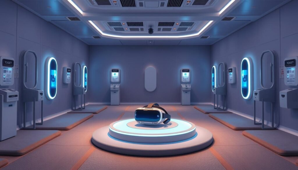 optimising vr space for safety and hygiene