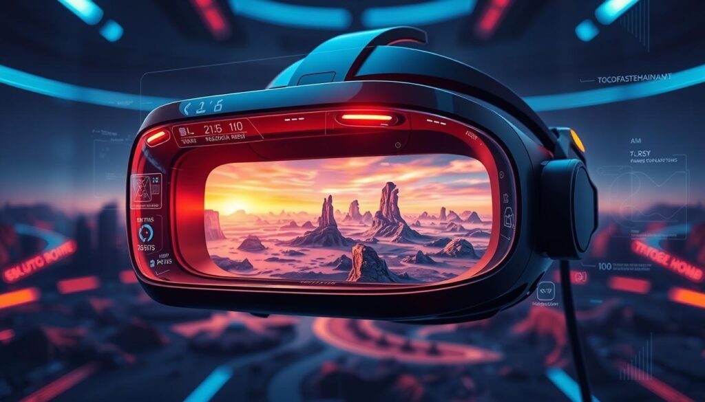 virtual reality headset content
