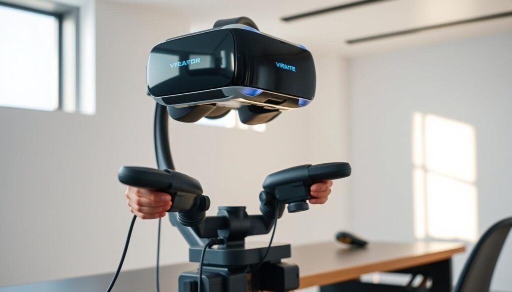 virtual reality setup