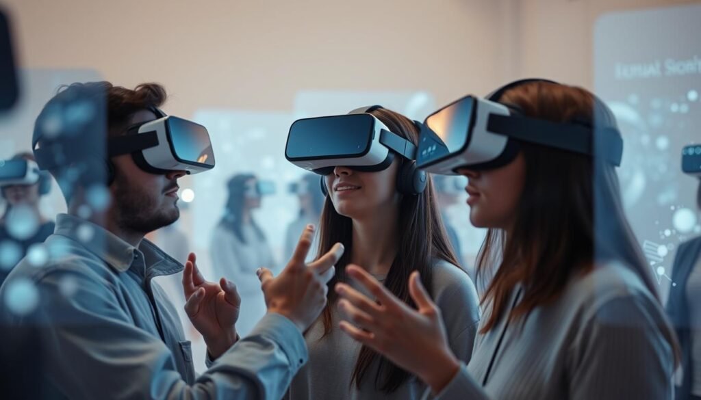 virtual reality social interactions