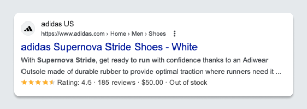  product page title tag