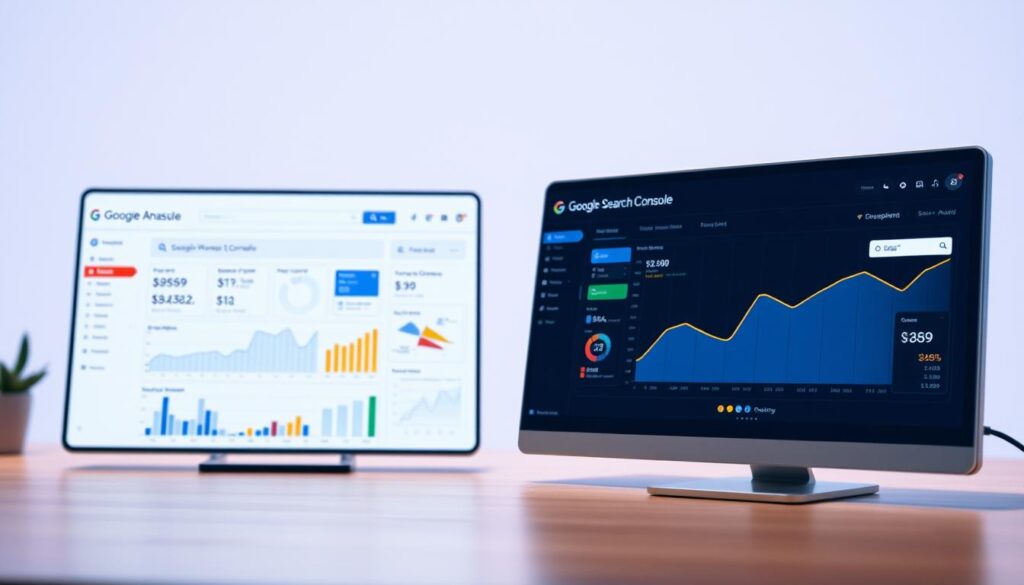 google search console and analytics