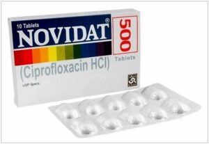 Novidat Tablets 500mg (Ciprofloxacin)